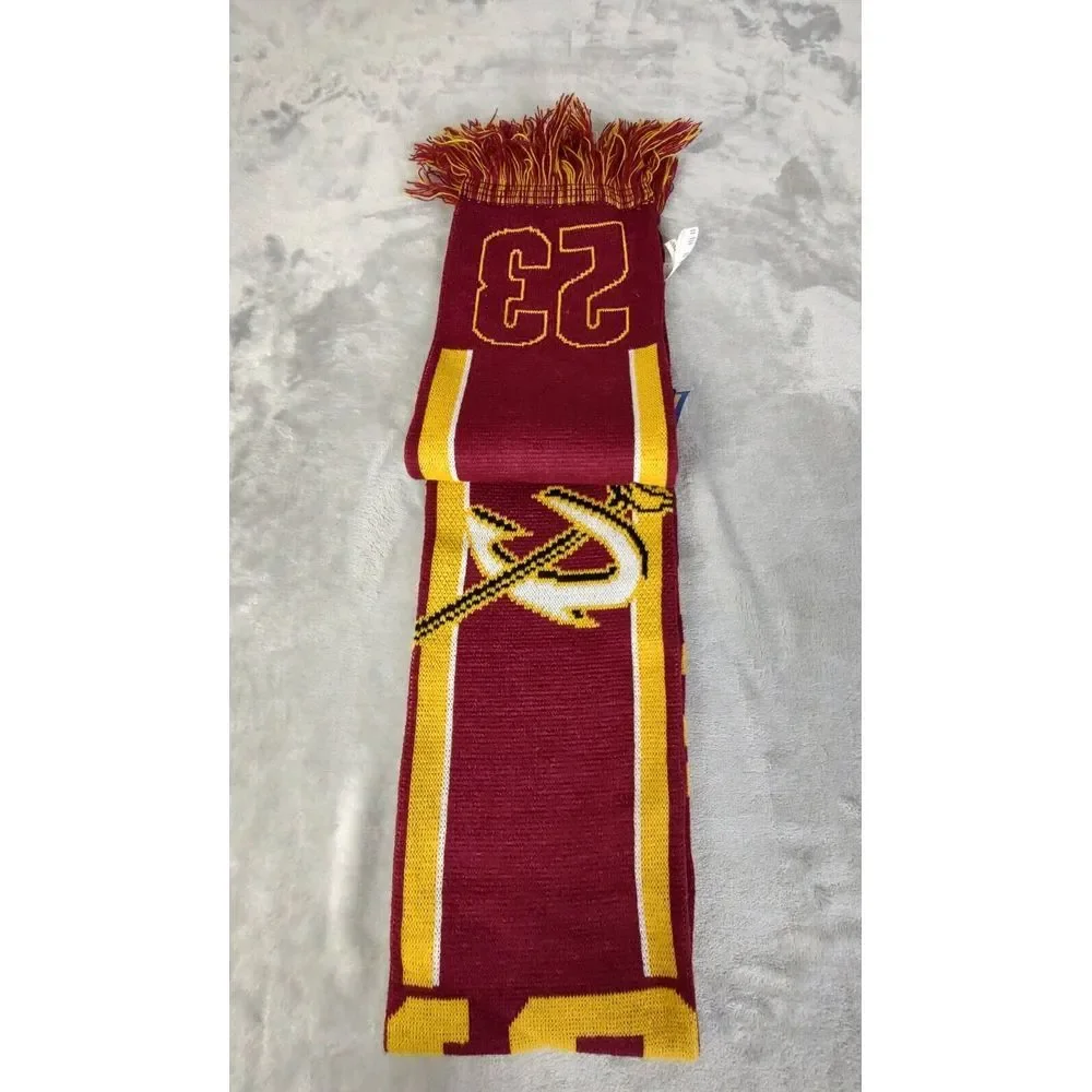 Forever Collectibles Scarf Cleveland Cavaliers Lebron James #23 NBA Licensed New